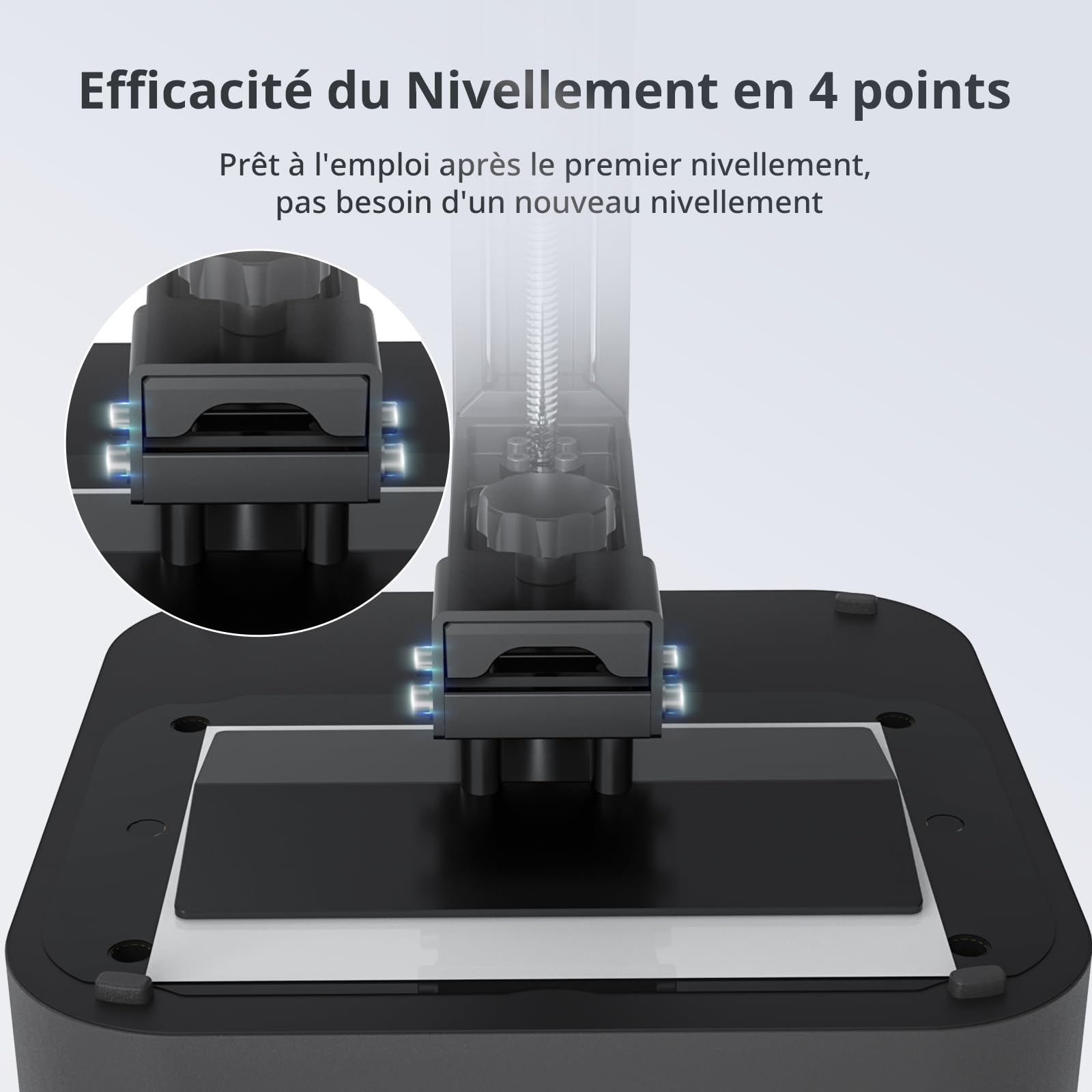 ANYCUBIC Imprimante 3D Résine Photon Mono 4, Écran 7” 10K Haute Précision, Source Lumineuse LightTurbo, Impression Rapide, Réglage Facile, Volume 153,4x87x165mm pour Figurines Modèles Créations