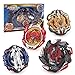Trottole da Combattimento - Bayblade Burst - Giocattoli Educativi Set Bayblade Gyro Toy Kids (4 Trottole + 2 Il Trasmettitore+1 Disco da Battaglia Giroscopico)