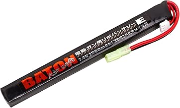 BATON Lipo Battery for Electric Guns, 7.4 V, 1,300 mAh, 40C-25C, AK, Airgun, Rifle, Assault Rifle, M4 AK Handgun, Electric Airgun, Electric Airgun, 18 Years Old and Up, 18 Prohibited, Target Scope,