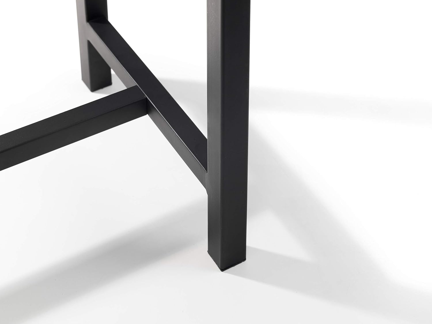 Julian Bowen Staten Concrete Bench - Concrete/Black Benches