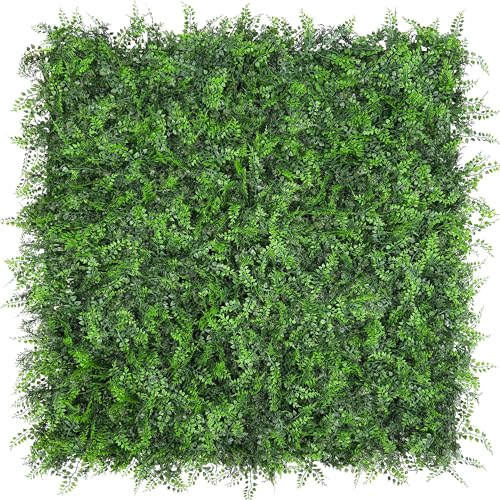 BHXCL 20"x20" (6 Pieces) Artificial Green Boxwood Hedge Screen Panels