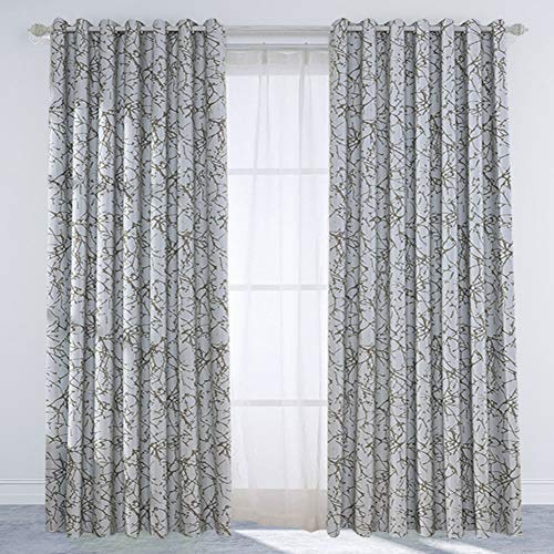 Rideau de fenêtre salon élégant en polyester de qualité - 2