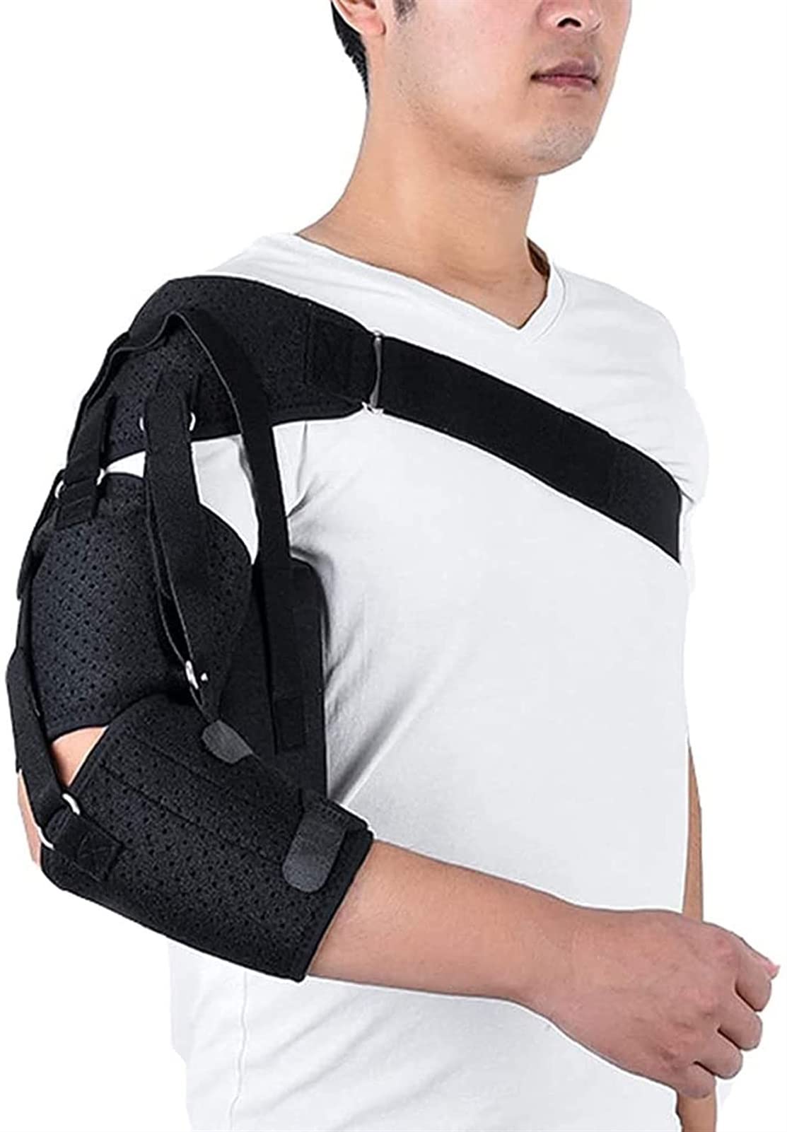 Adjustable Shoulder Stroke Subluxation Rehabilitation Shoulder Stability Brace Arm Sling Support for Dislocated AC Joint Frozen Shoulder Pain