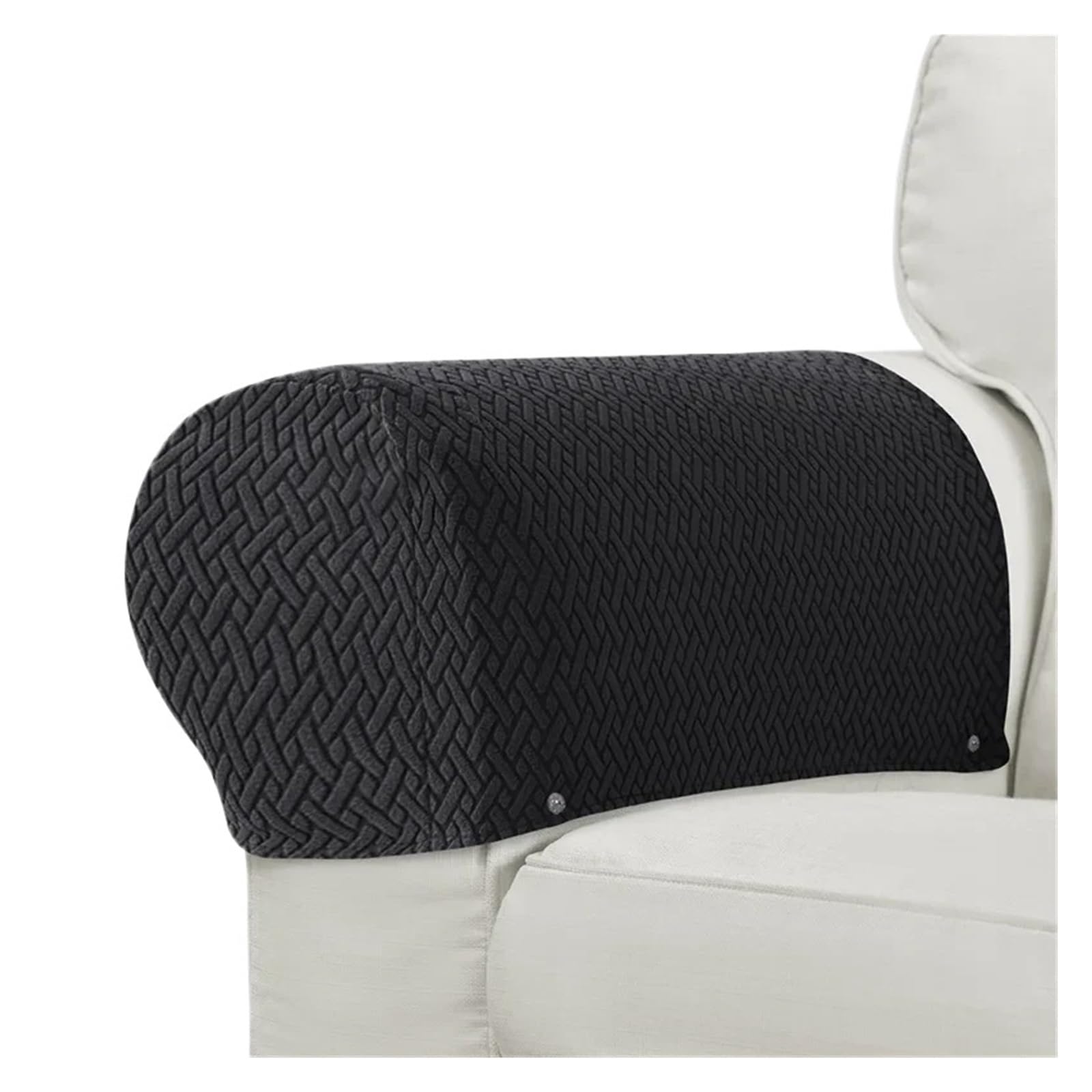 SFOIKVG Arm Covers 2pcs/set Jacquard Sofa Armrest Cover Anti-dirty Couch Chair Arm Protector Stretch Dustproof Towel Armchair Home Decor for Sofa Chair(A4 armrest cover)