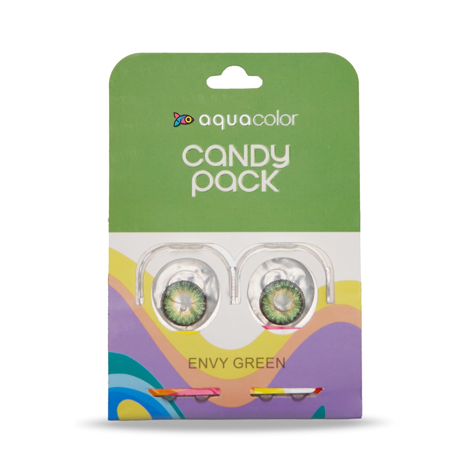 Aquacolor Envy Green Candy Pack Zero Power Colored Lenses (2 Lens/Box) (B0CYQ6HN9B) Amazon Price History, Amazon Price Tracker