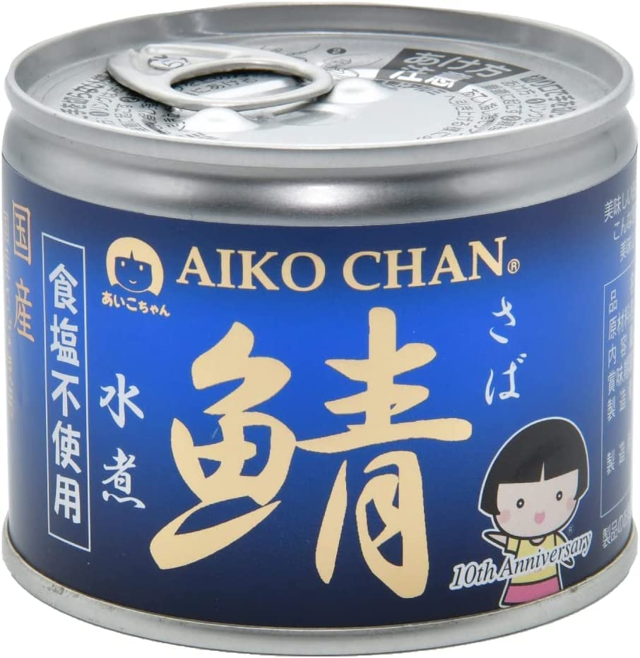 Amazon.co.jp: 伊藤食品 あいこちゃん 美味しい鯖水煮 食塩不使用 190g 