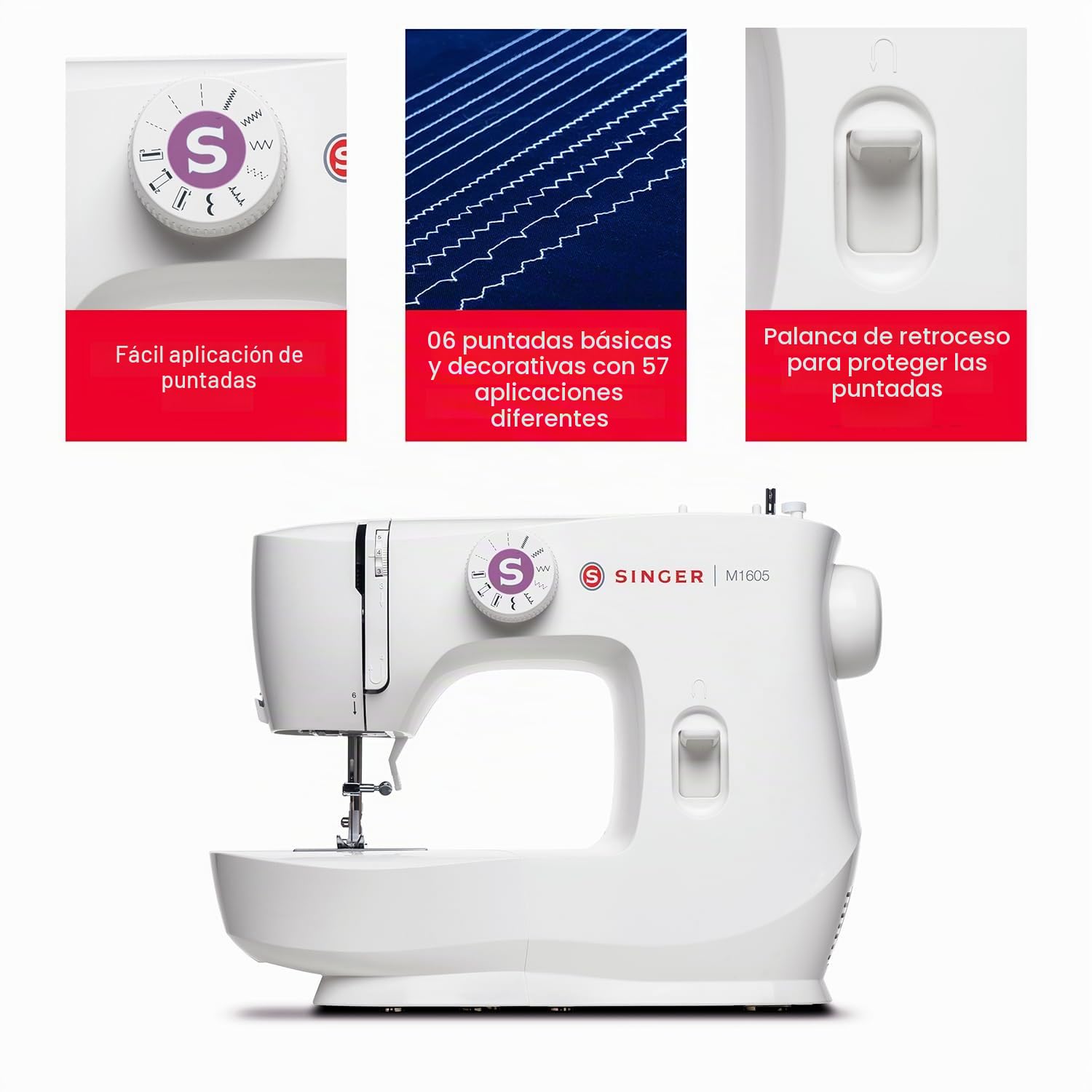 Singer-M1605 - Máquina de coser