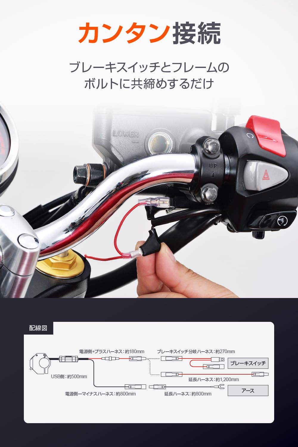 Amazon.co.jp: Daytona 17214 Motorcycle USB Power Supply