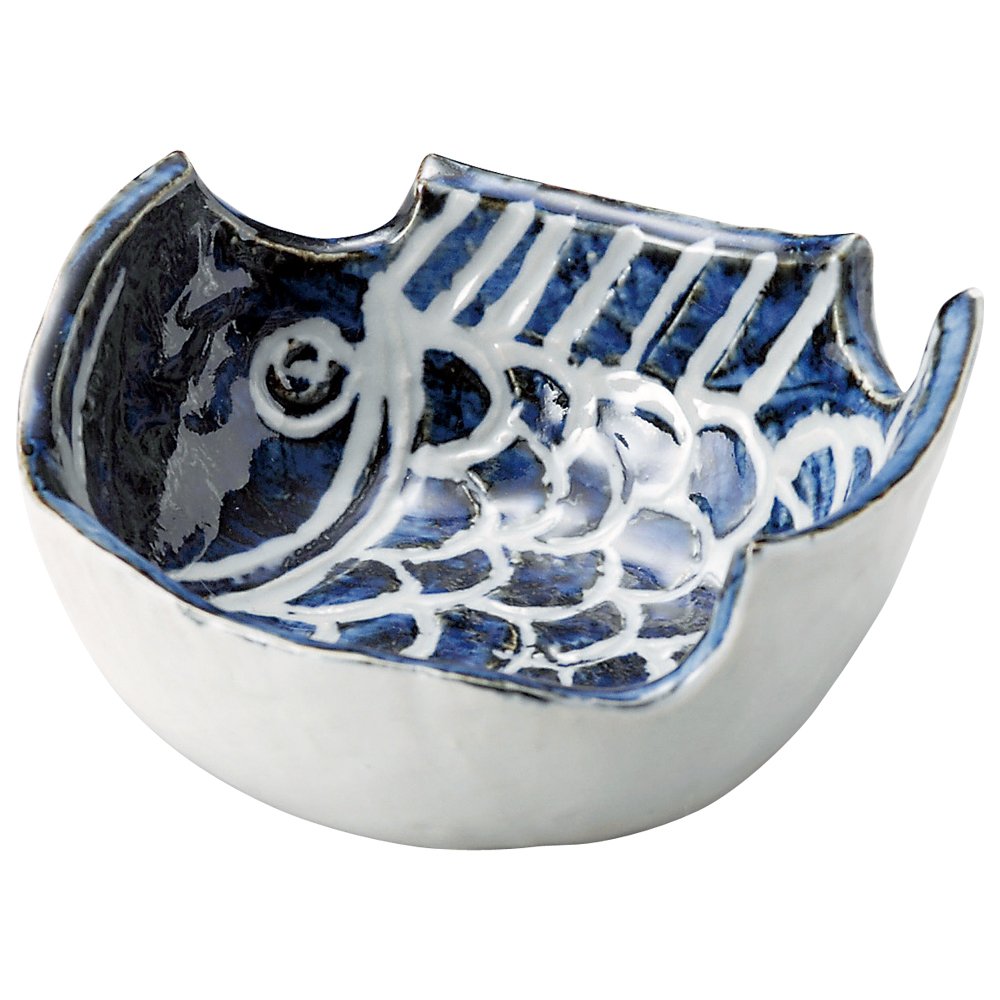 Amazon.co.jp: 山下工芸 魚千代口 8.5×6.8×3.5cm 14018150