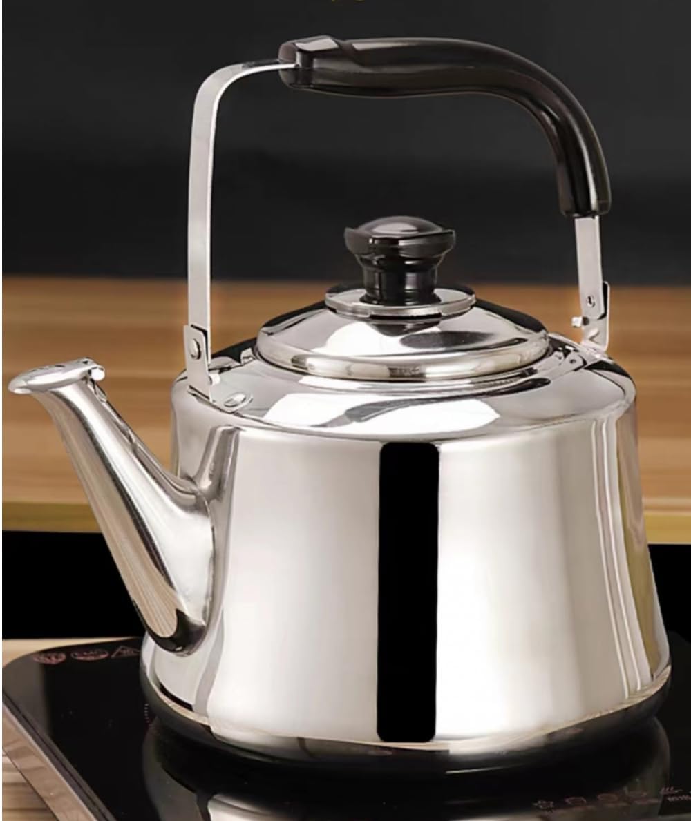 Tea kettle, Stovetop Whistling Tea Kettle 304 Stainless Steel 3L Teapot Water(3L)