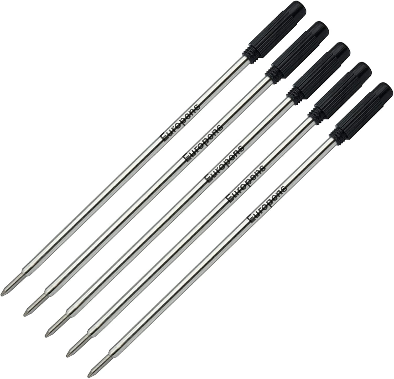 5 x Cross ballpoint pen refill Black medium compatible (8513) Made in