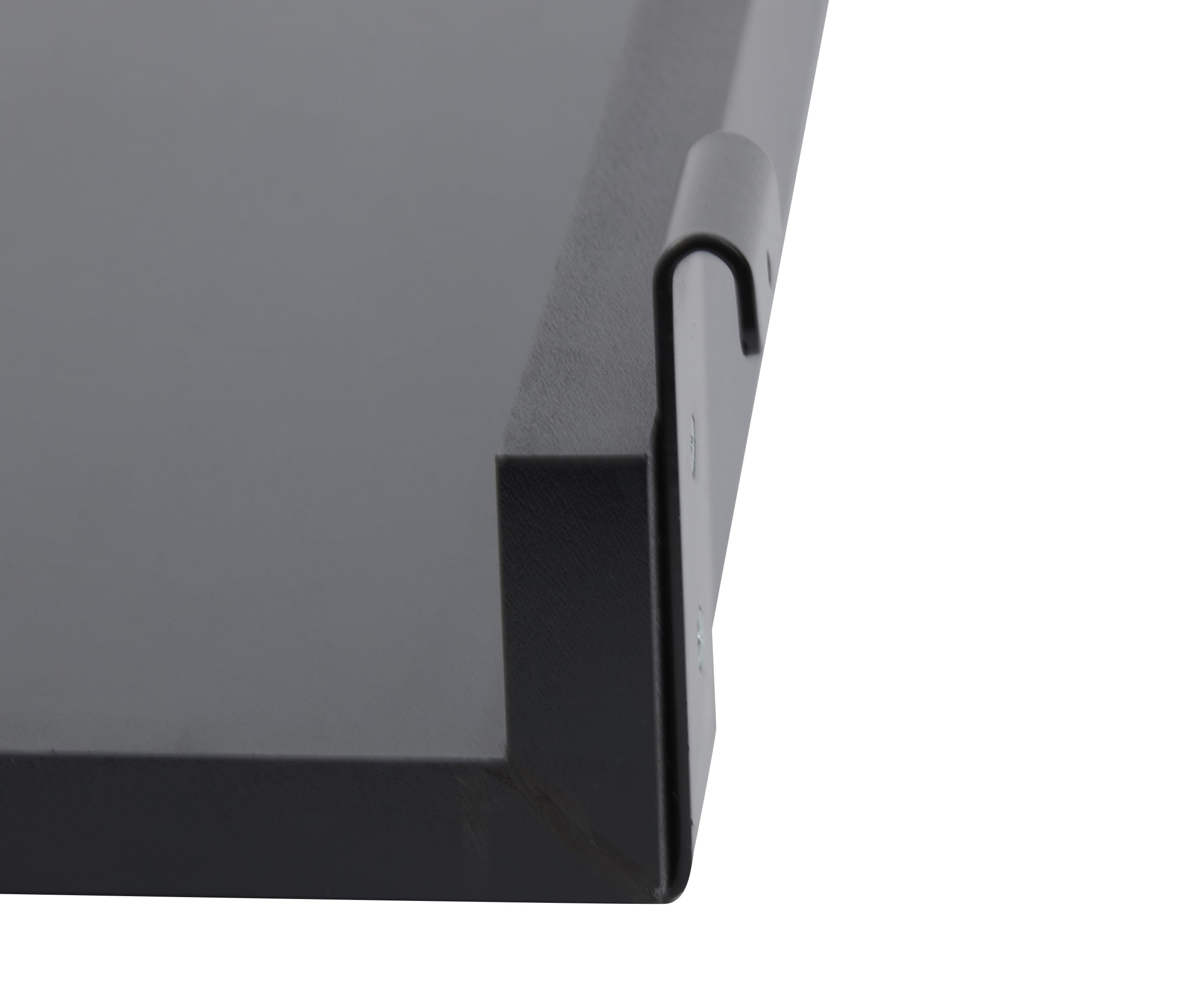 Black Melamine Shelf Kit - 11½�D X 24�L - For Wire Grid