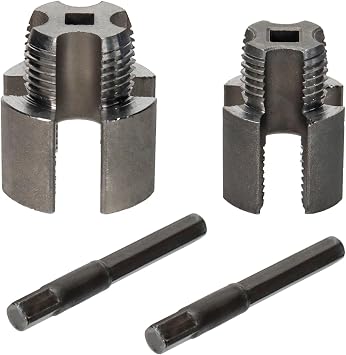 Internal and External Pipe Thread Processing Tools, Electric Drill Compatible PVC Pipe Thread Processing Kit, Suitable for Re-Threading Tools for 1/2 Inch and 3/4 Inch Pipe Sizes