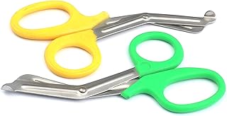 AAPROTOOLS Set of 2 (Yellow- Green) Trauma Paramedic EMT Shears Scissors 7.5