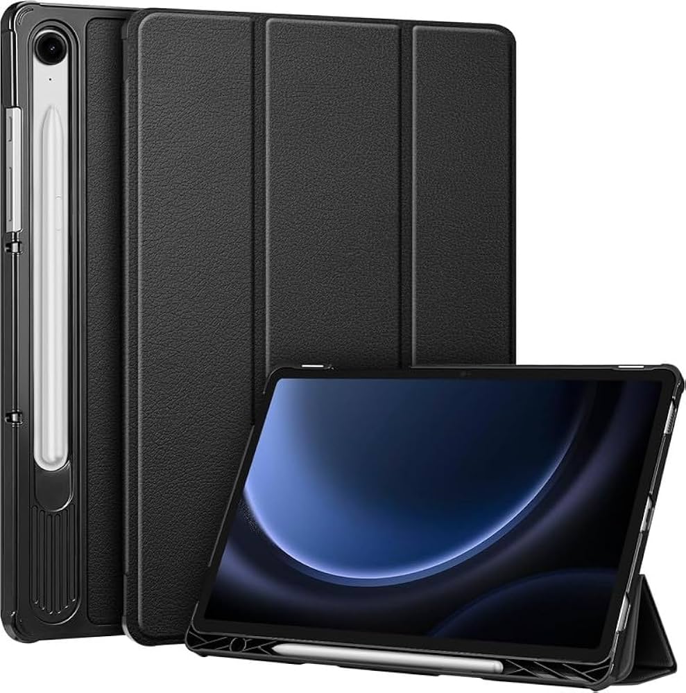 Samsung Galaxy Tab S9 FE ケース付き Galaxy Tab S9 FE ケース 耐衝撃 カバー PUレザー 持ちやすい スタンド