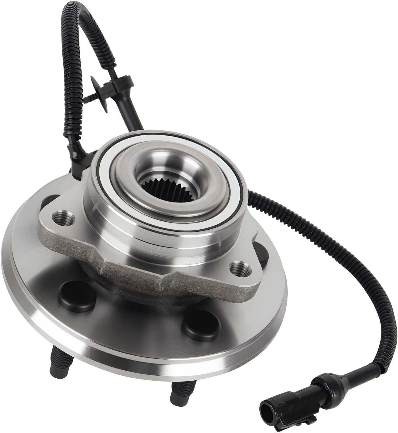 Front Wheel Hub Bearing Assembly Fit for Ford Explorer 2002-2005 for Lincoln Aviator 03-05 for Mercury Mountaineer 02-05 5Lugs w/ABS repalcement 515050 1pc