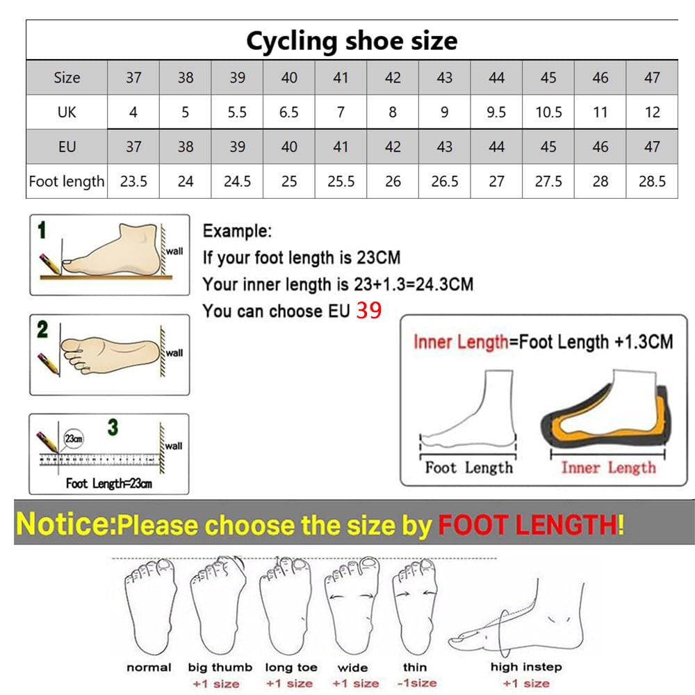 Mateju Chaussure de Cyclisme VTT Homme Femme avec Cale, Unisexes Respirantes Chaussure VTT Compatibles SPD de Vélo Route en Plein Air Sneakers -Q8
