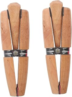 2Pcs Wooden Ring Clamps, 6in Jeweler Stand Pliers Jewelry Vise, Jewelry Clamps Wedge Jeweler Hand Tools Ring Holding Tools for Making File Polishing Grinding Gemstone Setting