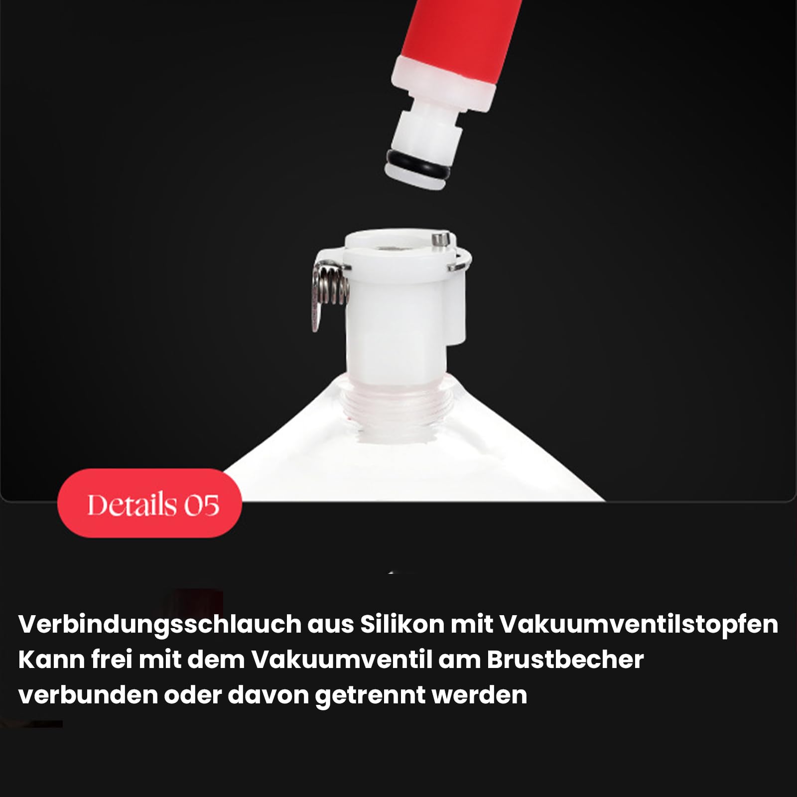 Elektrische Brustpumpe Milchpumpe Vakuum Saugkraft Brustsauger Vibratoren Pumpe Brust Saugen Nippelsauger Nippel Sucker Brustvergrößerung Nippel Stimulator Massager Sex Spielzeug Für Frauen(L)
