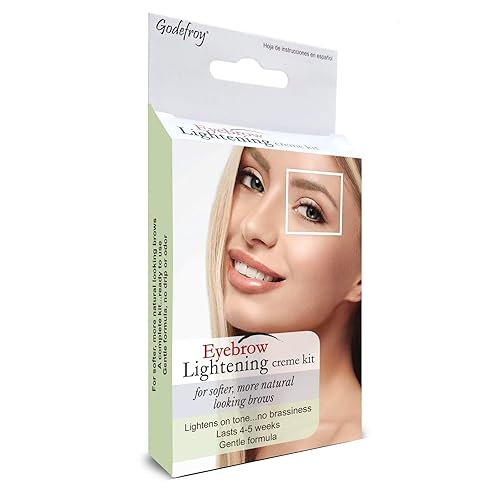 Godefroy Kit de aplicación de un solo uso de crema para aclarar el color de las cejas