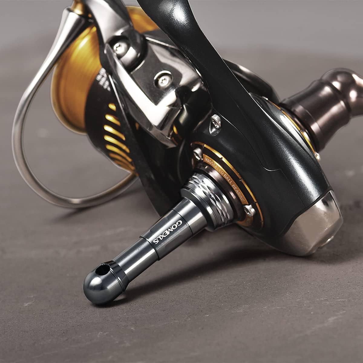 GOMEXUS Soporte Antirayaduras de Carrete Plegable 48mm para Shimano Stella Vanquish 1000-4000 Daiwa Exsit Spinning Reel Stand