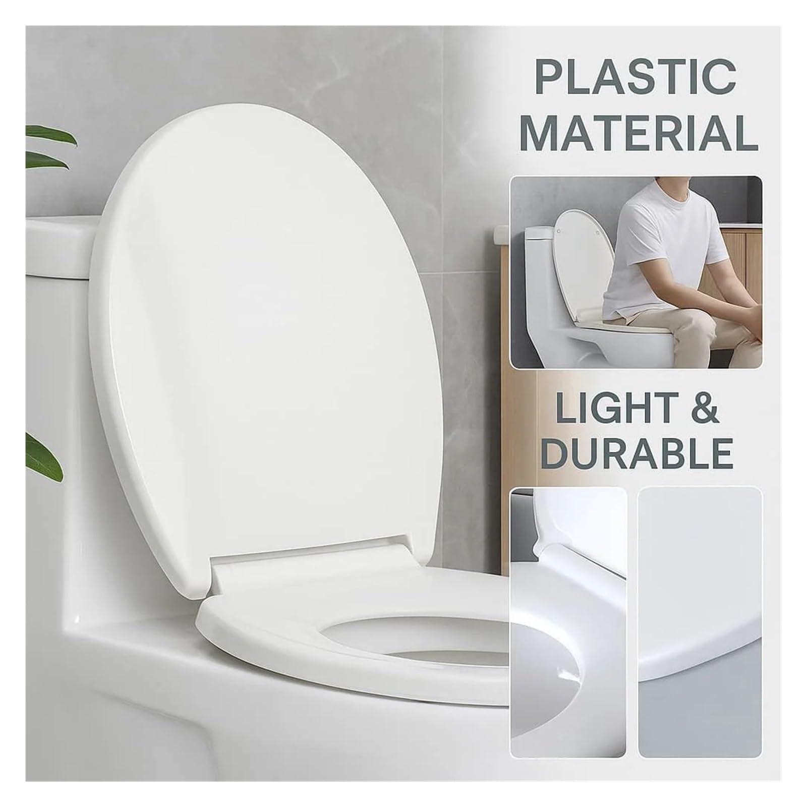 Sedile WC A Chiusura Rallentata For Bagno Di Casa In Stile Moderno Robusto E Confortevole