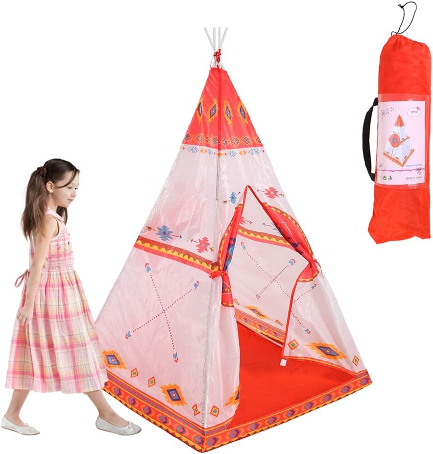 Casita Infantil Interior Gaswug Tienda De Campaña Tipi Para Niños, Tienda De Campaña Tipi Para Ninos Tienda De Campana Tipi Para Ninos Tienda De Campana De Lona De Algodon Para Ninos Pequenos