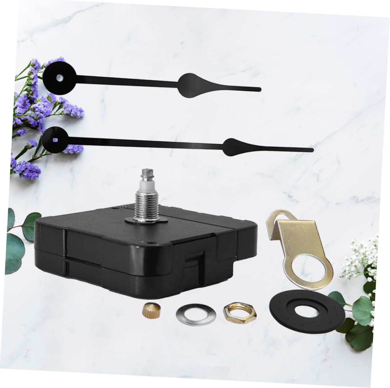 17mm DIY Wall Clock Movement Kit Metal Hour Hand for Oversized Quartz Clock Decor