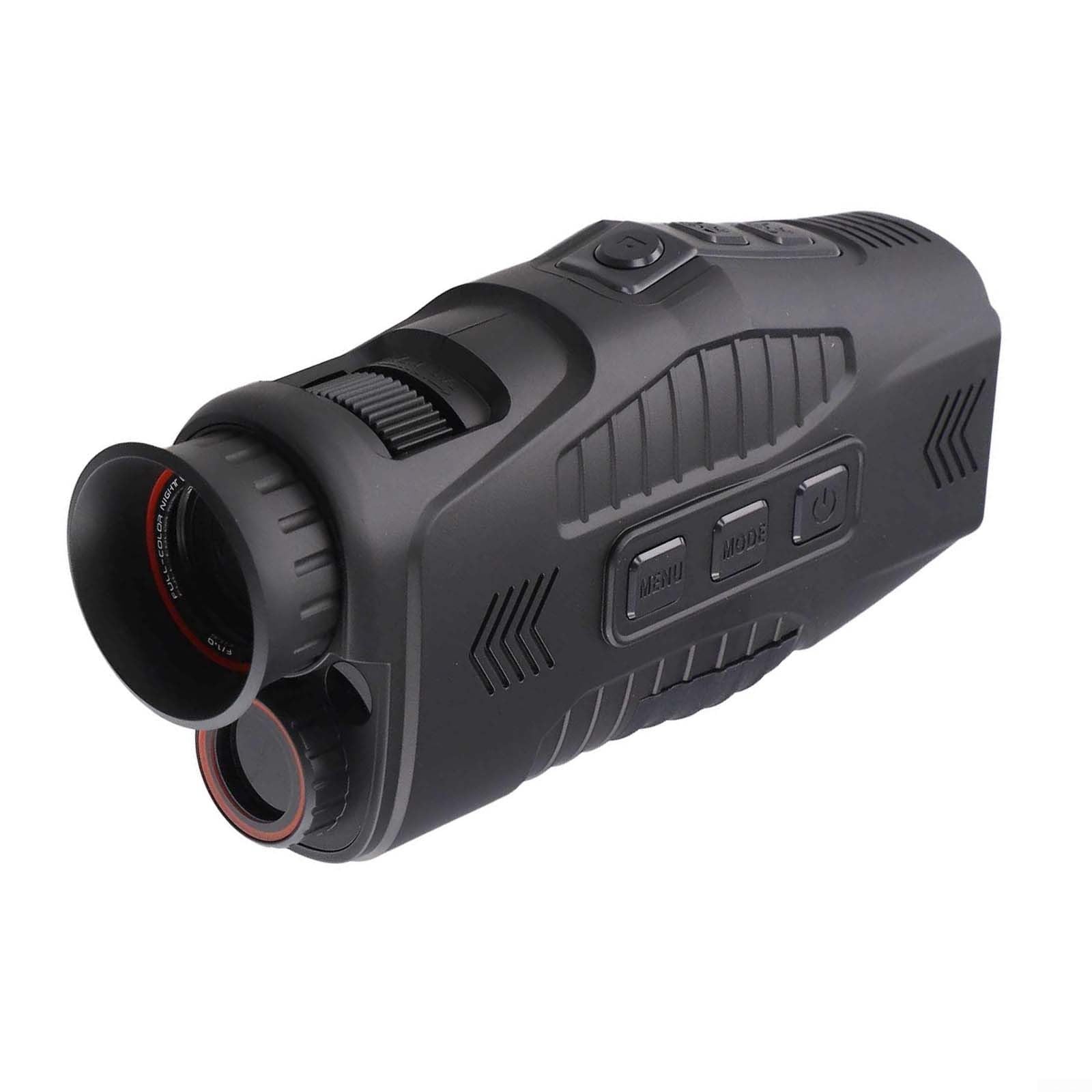 Zilimontt Para visión nocturna monocular monocular de imagen térmica 1080P HD, distancia de visión de 800 m, equipo infrarrojo, adecuado para fotografía al aire libre y caza