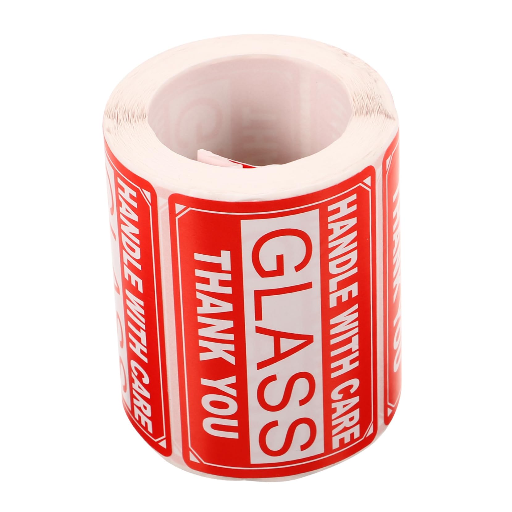 GLEAVI 4rotoli Etichette Adesive Fragili Stickers Di Per Imballaggio e Spedizione Facile Applicazione Resistente Per Protezione e Identificazione