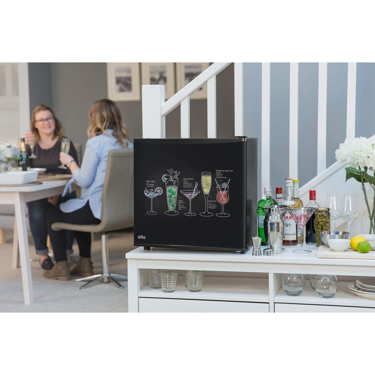 Kuhla 43 Litre Mini Fridge with Ice Box, Stylish Design, Inc Adjustable