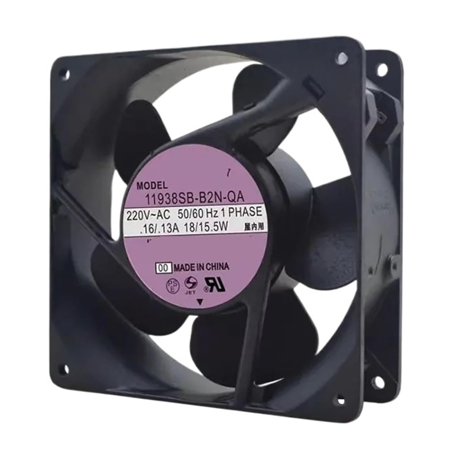 KSZHZYMGX 11938MB-B2N-QA AC 220V 18/15.5W 12038 120 * 120 * 38mm 12cm Cooling fan