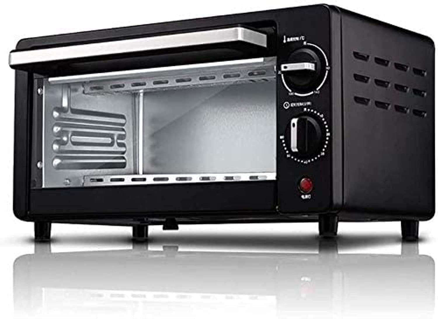 mini forno elettrico e grill, nero