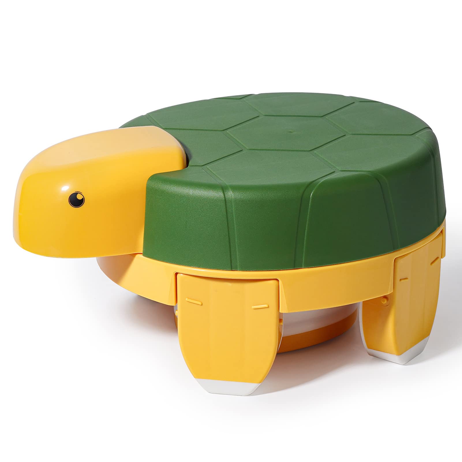 Asiento de inodoro portátil para entrenamiento de orinal, orinal de viaje para niños pequeños, inodoro plegable 4 en 1 para niños y niñas, para llevar el orinal de bebé, silla de orinal para