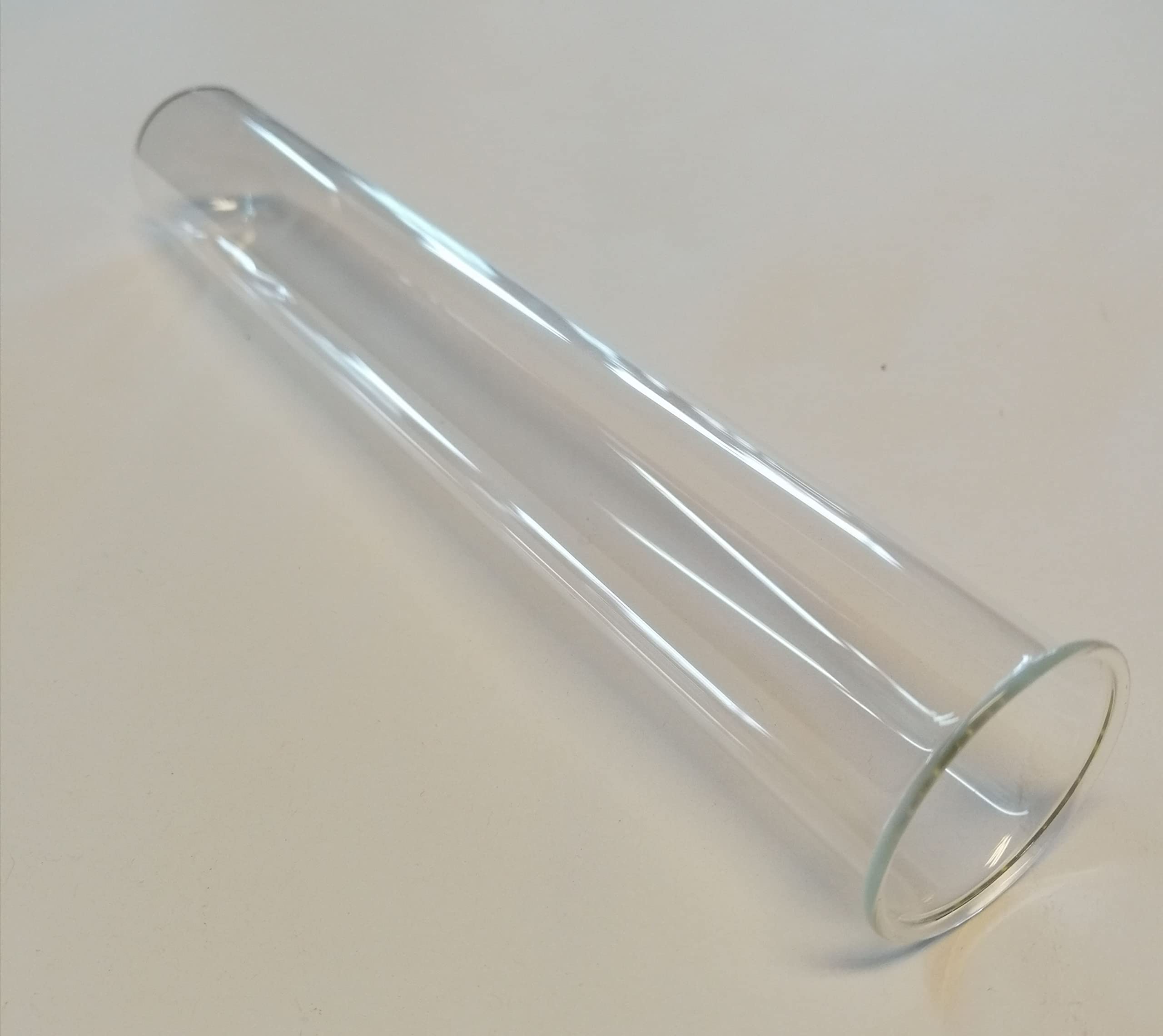 Assistent 50 Stück 200 x 30 Reagenzgläser Bördelrand/Rundboden, Echtglas, Made in Germany, 120 ml, 50 Stück pro Karton
