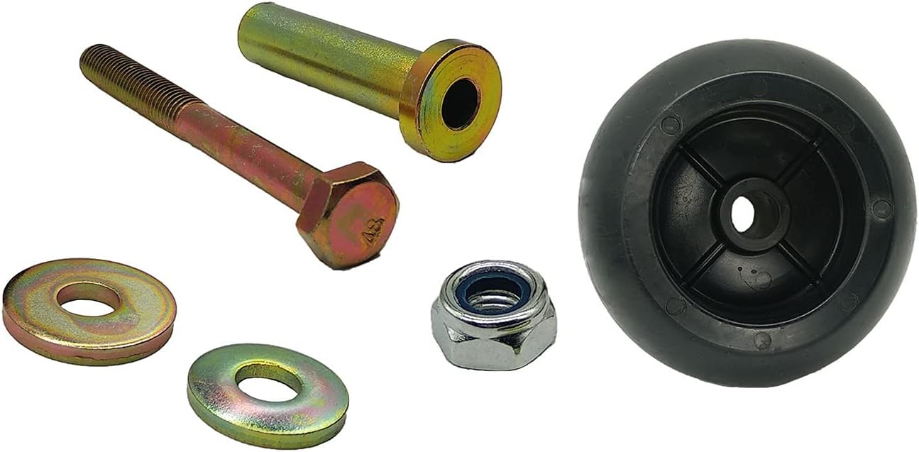 4 Pack Lawn Mower 103-4051 1-603299 Anti Scalp Deck Wheel KIT Fits For 103-3168 103-7263 103-4051 1-603299 Bad Boy 022-5234-98 & Many Bore 5/8” Wheel Size (4)