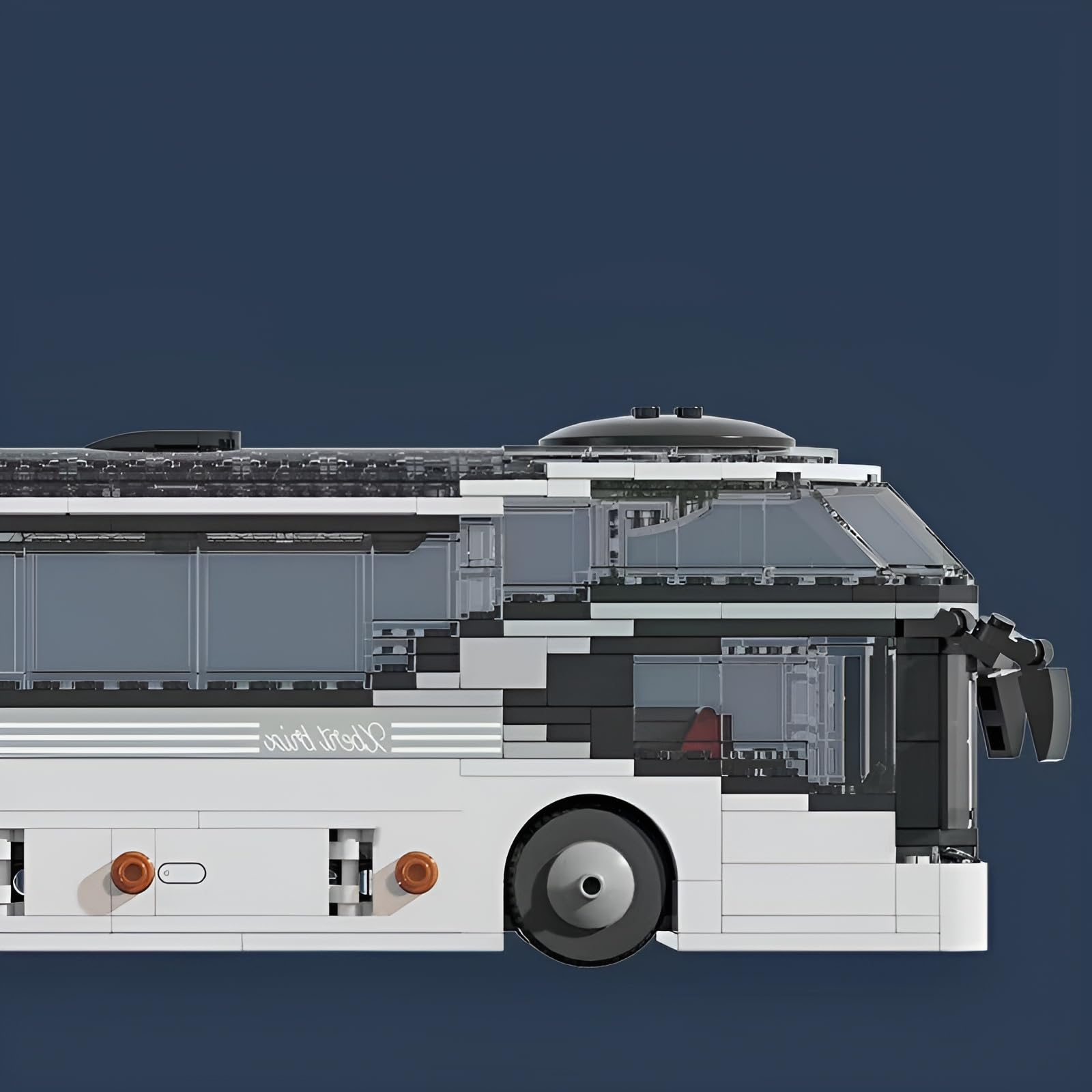 Stadt Modernes Doppeldecker Touristenbus Bausteine Bausatz | öffentlicher Sightseeing Bus Modell Spielzeug, Dekoration für das Homeoffice, Geschenk für Erwachsene Jugendliche, 811 Teile