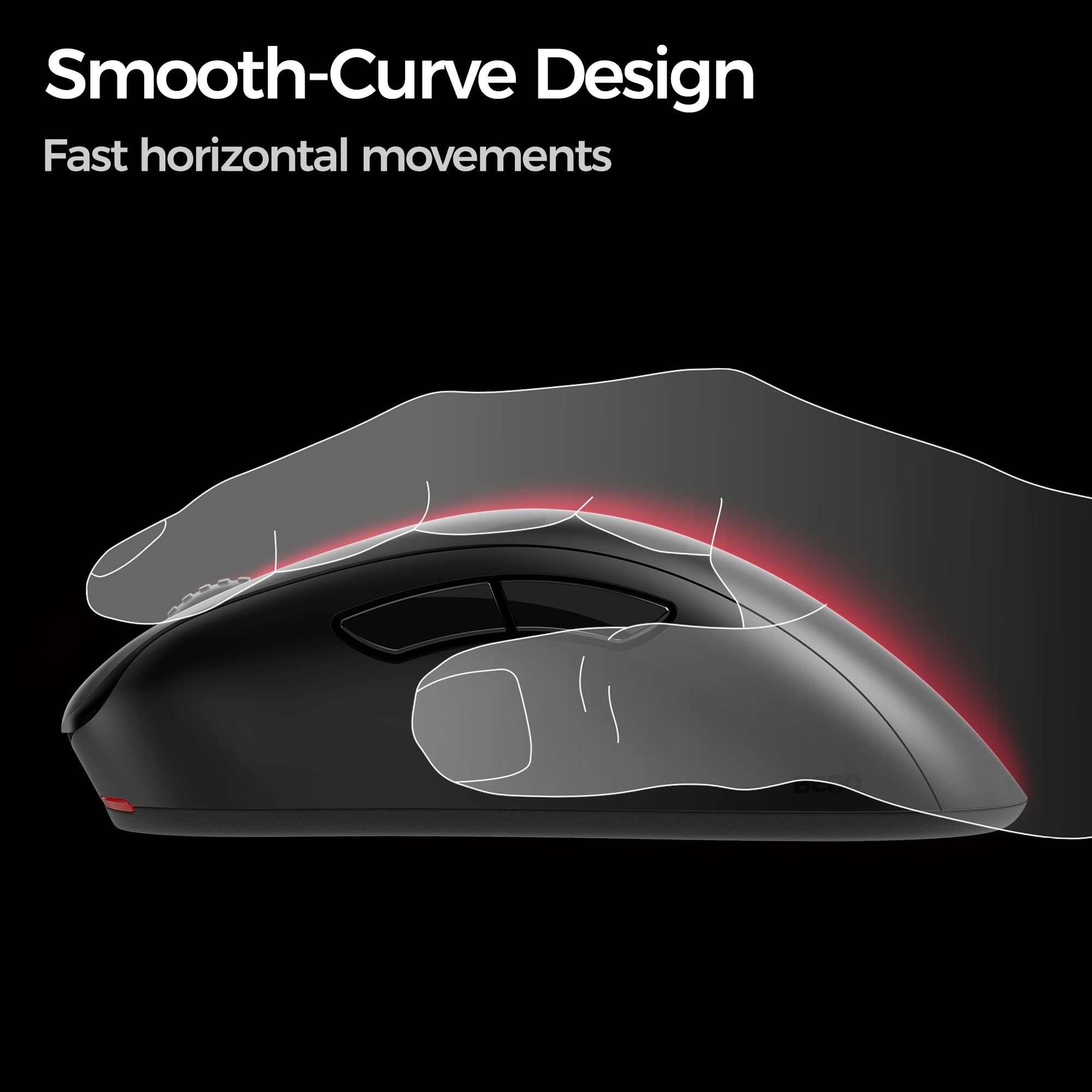 マウス・トラックボール ZOWIE BenQ EC2-DW ZOWIE EC2-DW | 4K Wireless Gaming Mouse for Esports