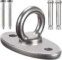 BeneLabel 2800lb Wall Ceiling Mount Bracket for Suspension Trainers, Aerial Yoga Swings, Resistance Bands & Battle Ropes - Heavy Duty Stainless Steel