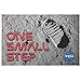 GRAPHICS & MORE NASA Anti-Slip Welcome Doormat, 20â€ x 31.5â€ One Small Step Door Mat for Indoor & Outdoor, Front Entrance, Outside Patio/Inside Entry Way