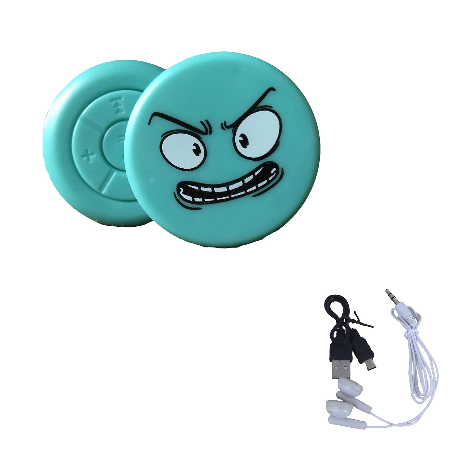 Nuevo Reproductor de música mp3 de Dibujos Animados, Mini Walkman Deportivo para Estudiantes, Soporte máximo de 16 GB, con Clip Trasero, una Variedad de Estilos,A