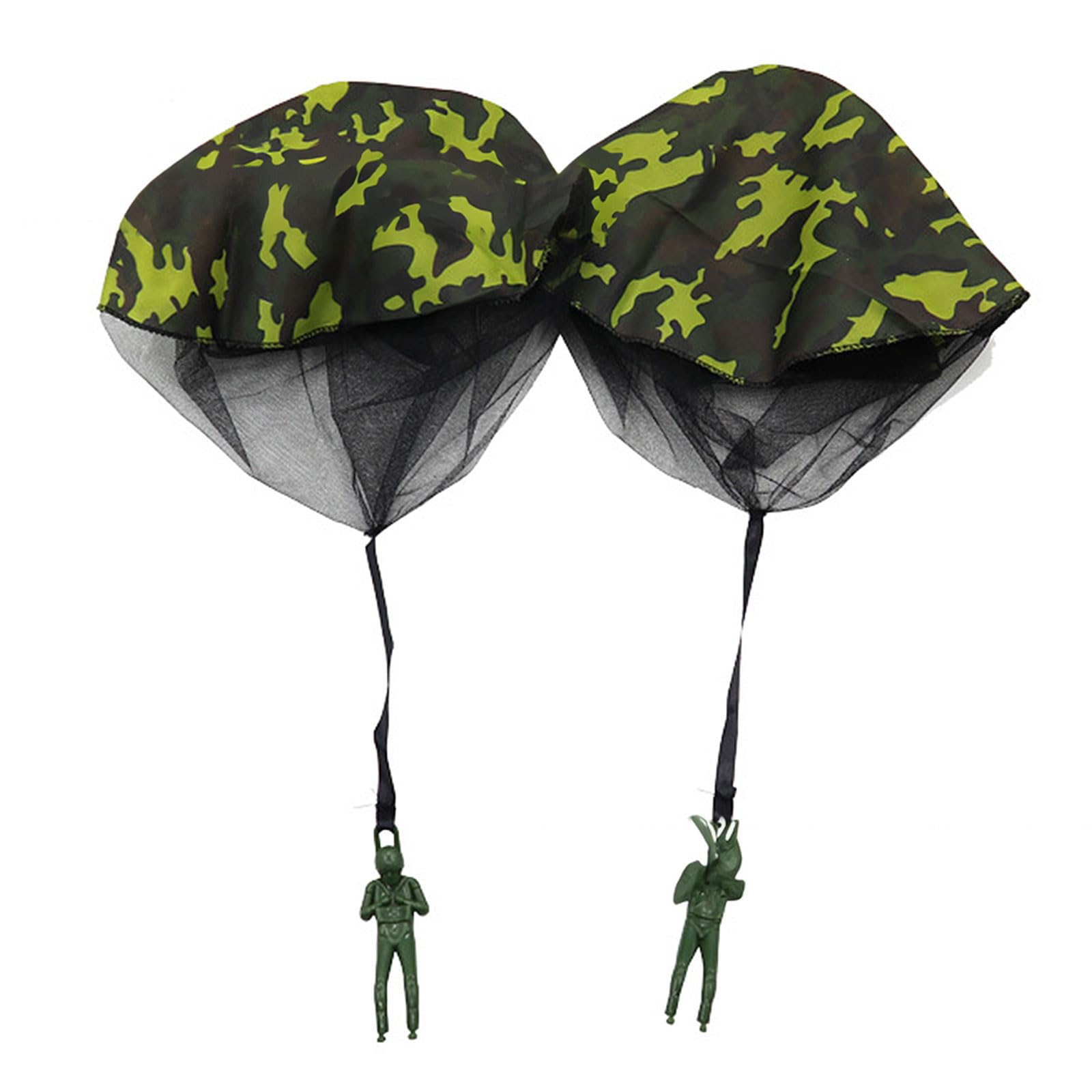 RSYHVG Hand Throw Parachute Set - Outdoor Flying Toys for Kids Ages 4-6, camouflage