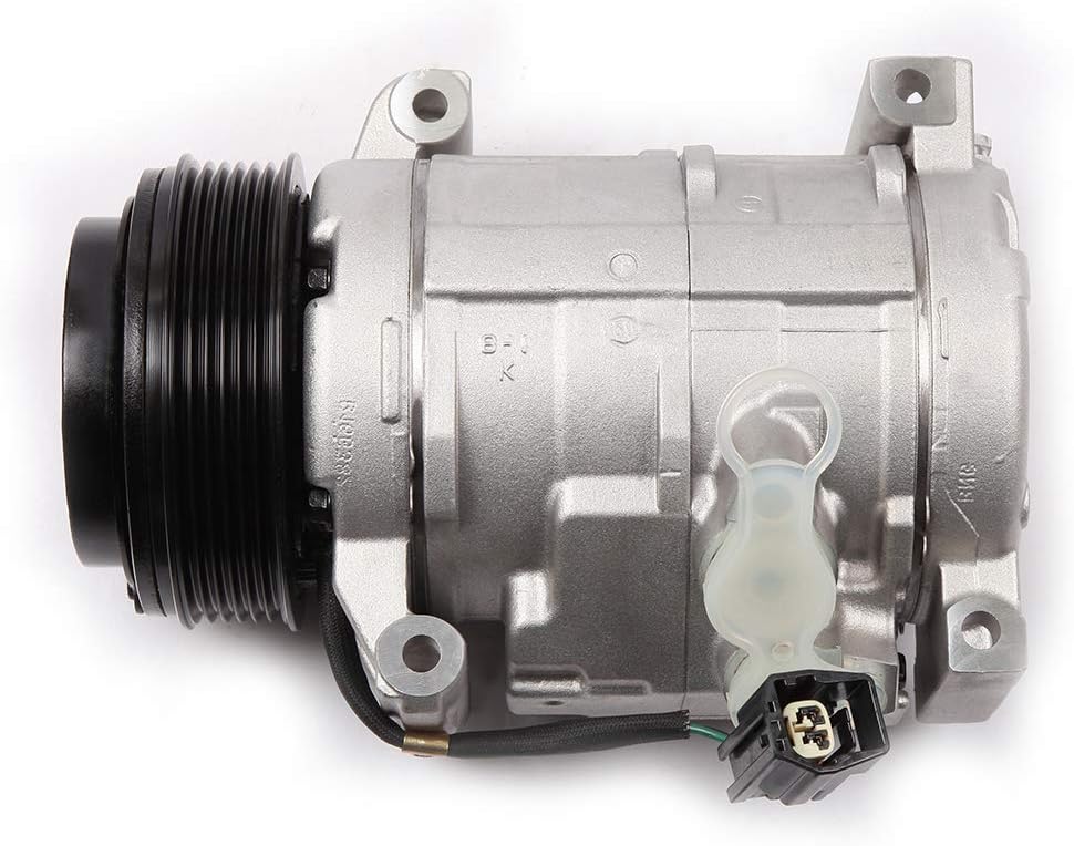 Air Conditioning Compressor with clutch Fit for 09-12 for Traverse 4 Doors Sport Utility LT 3.6 L|11-12 for Acadia 4 Doors Sport Utility Denali 3.6 L Replaces 21625C
