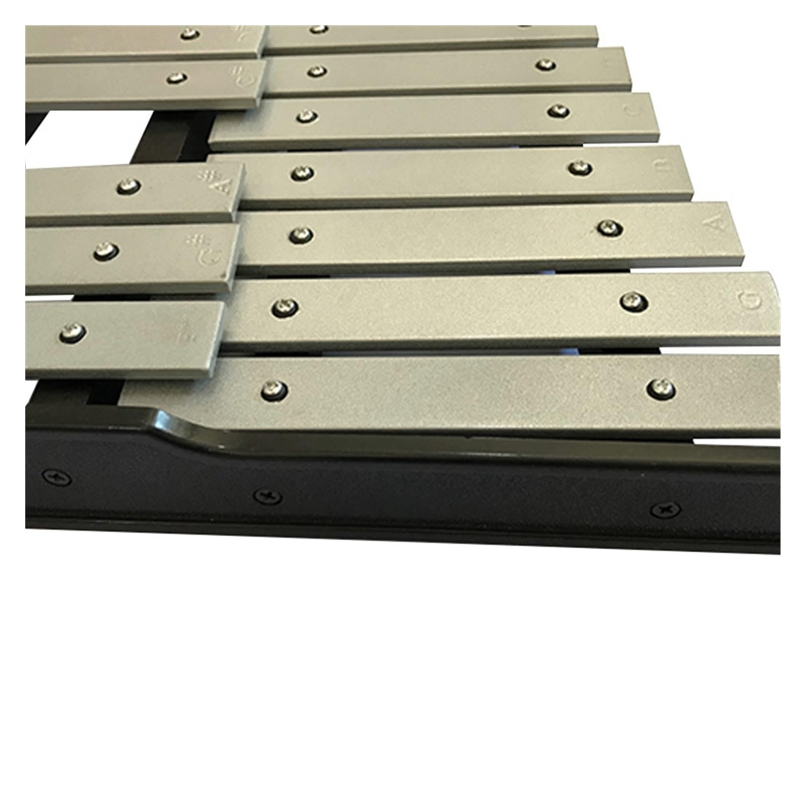 Placa de aluminio de 32 notas, instrumento de percusión de xilófono Glockenspiel nítido y duradero con sonido Kit De Glockenspiel Profesional