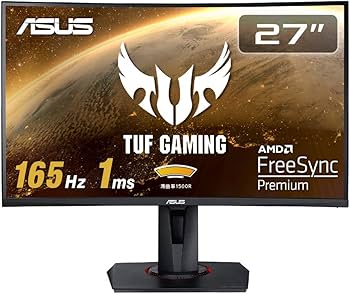 Amazon.co.jp: ASUS TUF Gaming ゲーミングモニター VG27VQ 27インチ