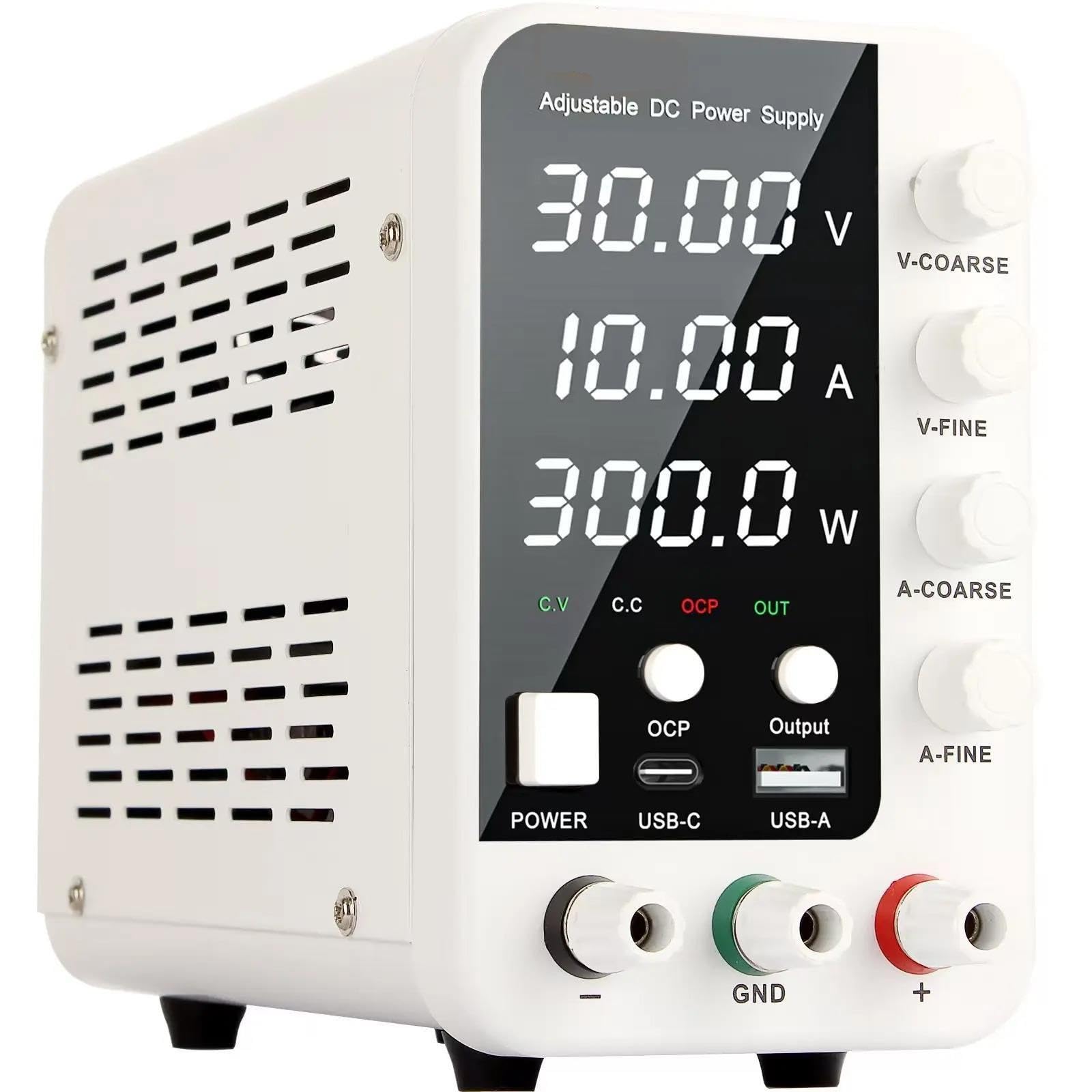 Fuente de alimentación de laboratorio CC 30 V 60 V 120 V