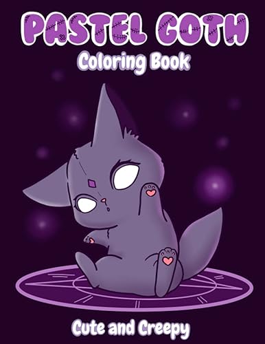 Pastel Goth Coloring Book:Cute & Creepy: Funny Horror Coloring Book For Adults & Teens I Halloween And Kawaii Drawings | Relaxing & Easy Coloring Pages | Dark Spooky & Sweets Coloring Book - Paperback