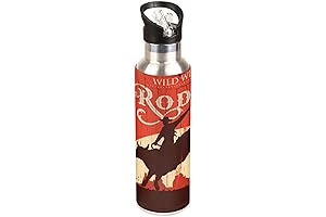 Cowboy Rodeo: Cow Print Sport Water Bottle