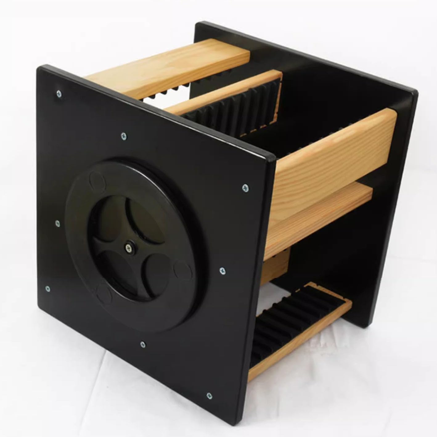 Giratorio Soporte para Casetes Expositor de CD 48 Ranura Soporte para CD Organización para Encimera Cocina Baño Armario