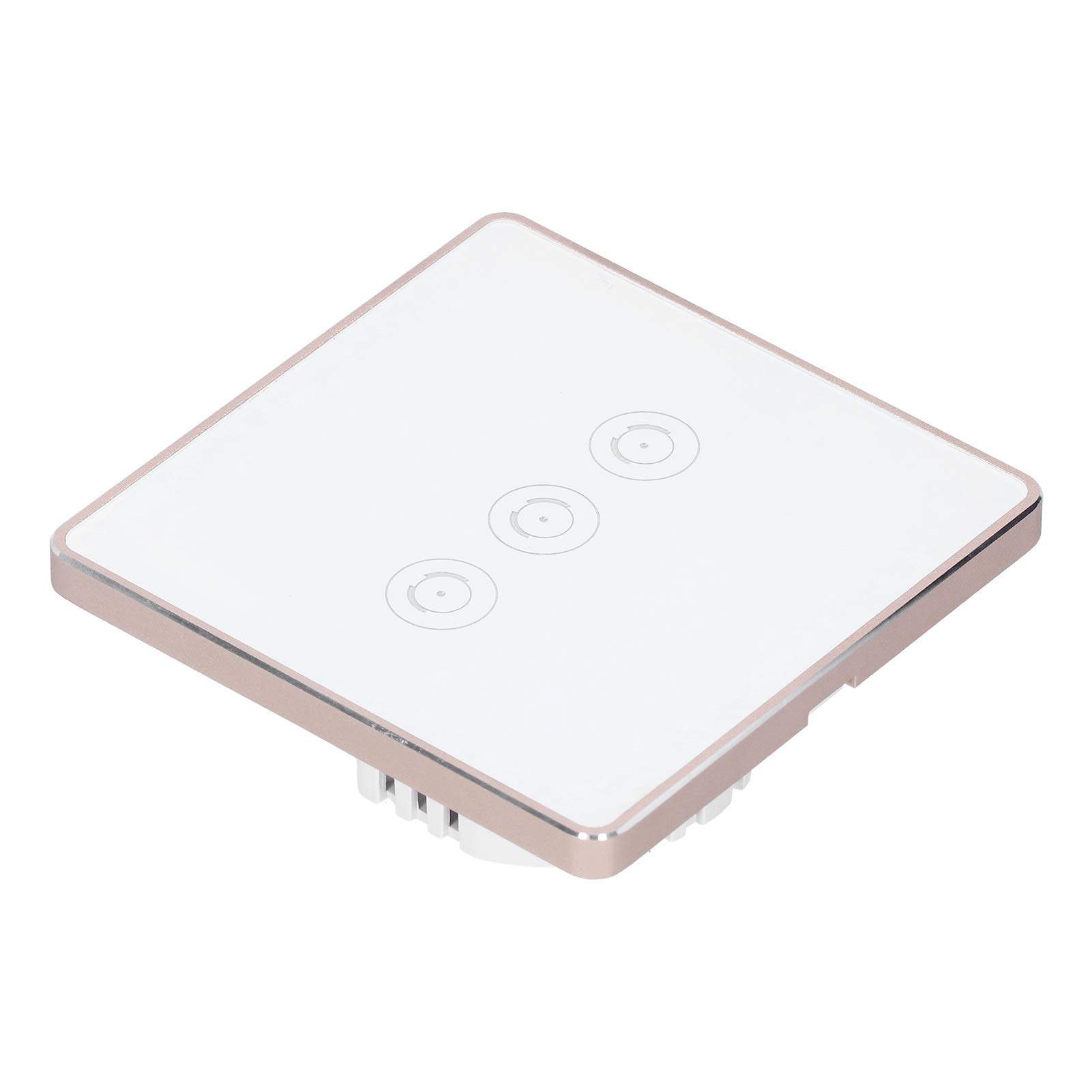 Interruptor Táctil Inteligente, Control Remoto WiFi, Interruptor Inteligente de 3 Bandas con Soporte para IFTTT Roqi, para Casa, Oficina, Tienda, Restaurante